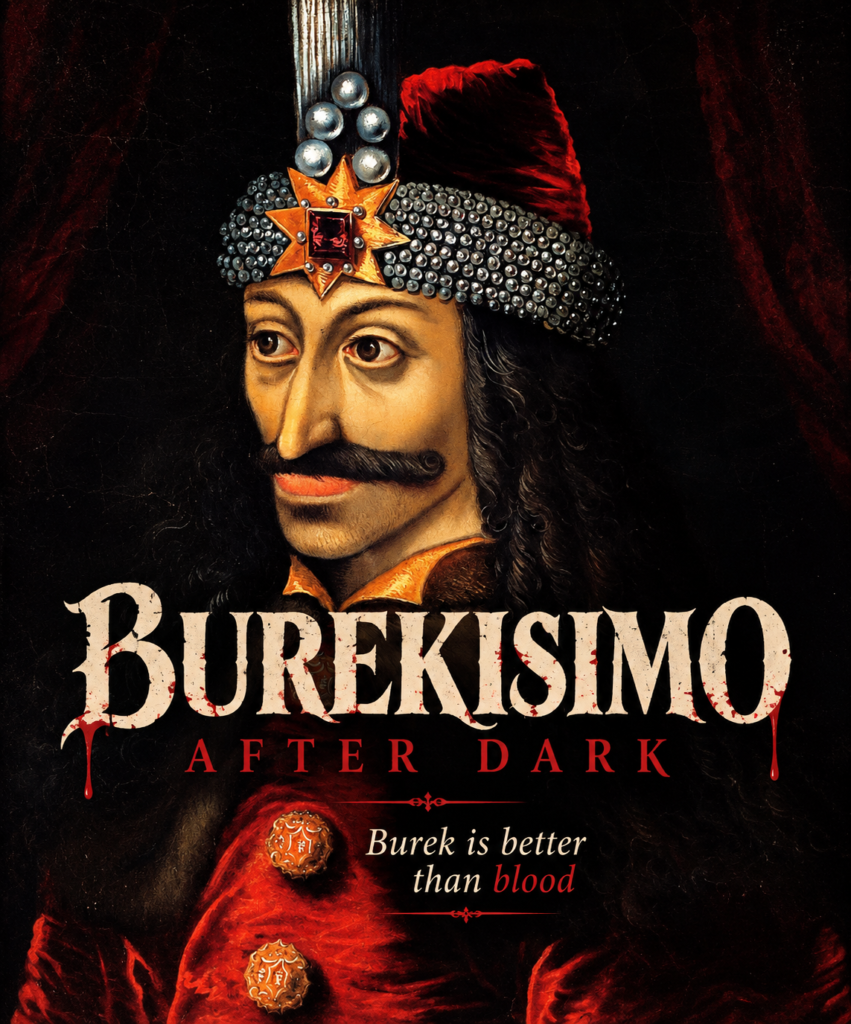 Cartel de Burekisimo After Dark: Burek is better than blood